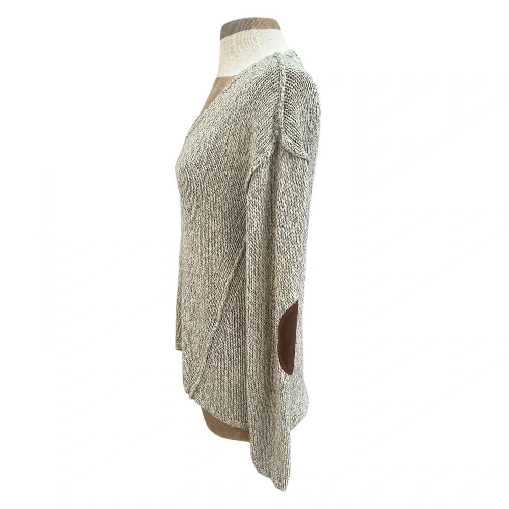 Retrod Marled Knit Vneck Sweater L
